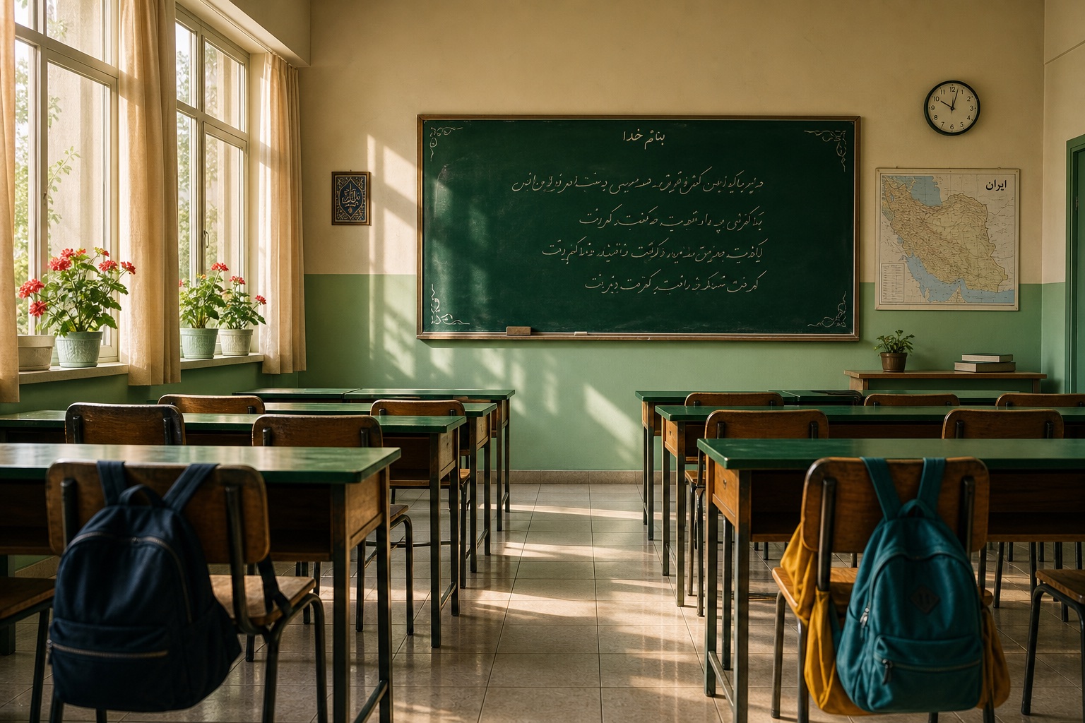 کلاس آماده برای سال تحصیلی